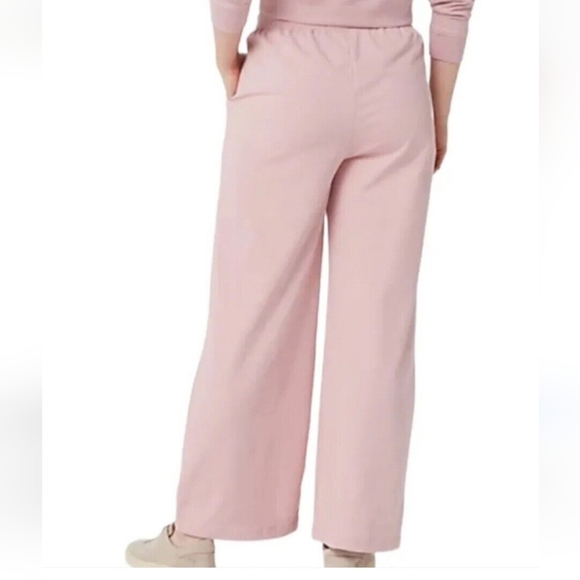 Bishop + Young Blush Pink Wide Leg Lounge Knit Pants - Picture 6 of 6